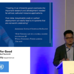 Talk at AI for Good Global Summit 2019